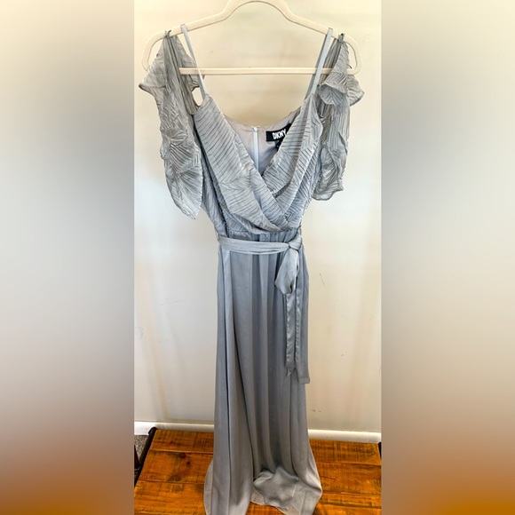 Dkny Dresses & Skirts - NWT DKNY Formal Gown ~ silver